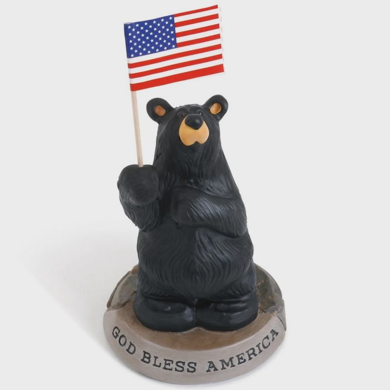 God bless america figurine