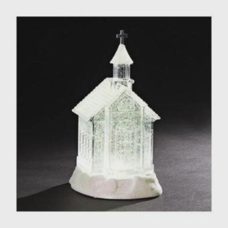 Acrylic glitter church