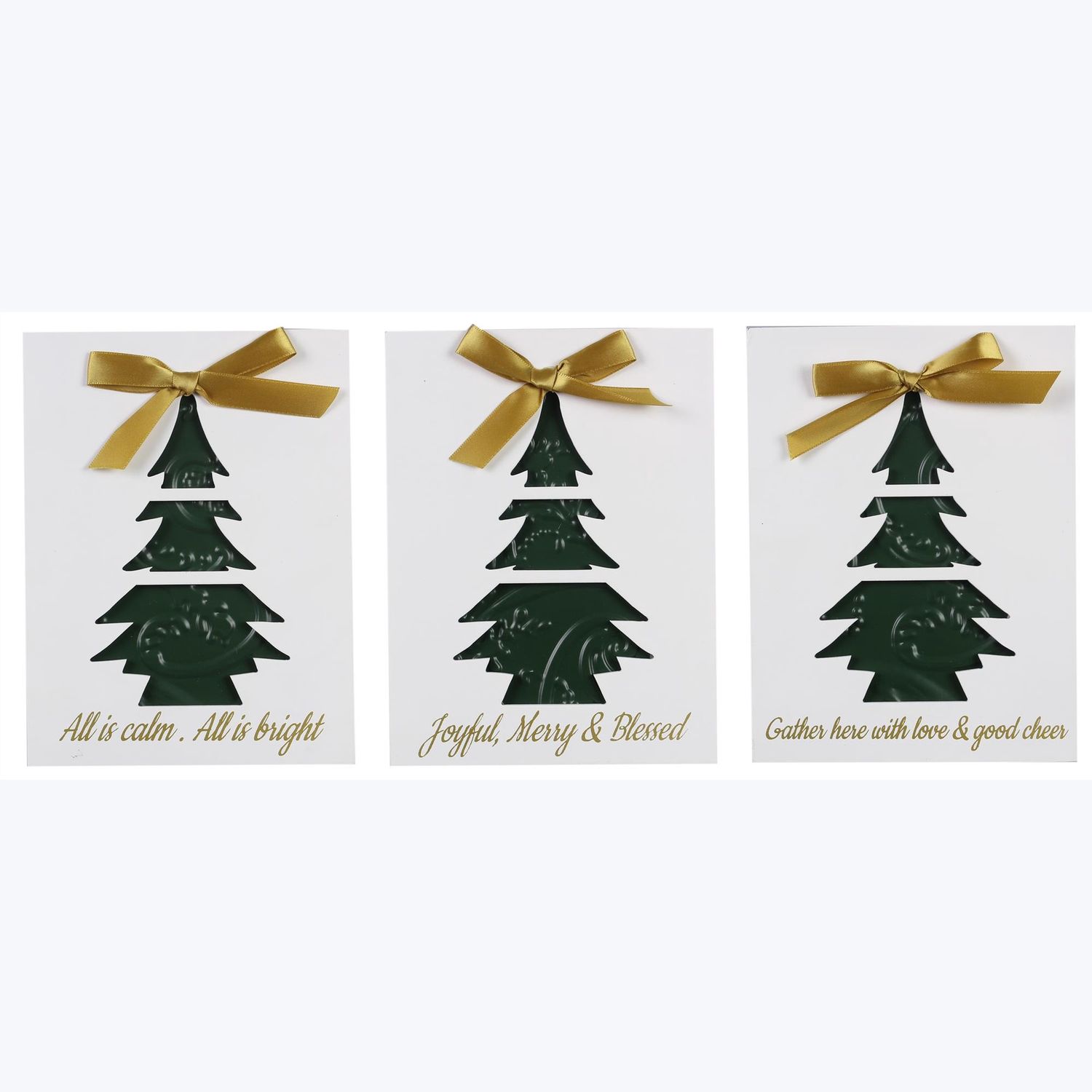 3 CHRISTMAS MESSAGES TABLETOP SIGN