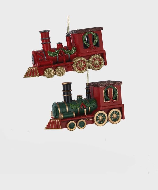 PLASTIC TRAIN ORN