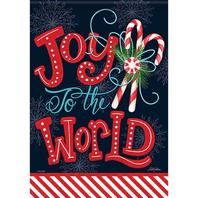PEPPERMINT JOY LG FLAG