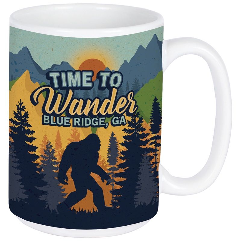 BIGFOOT TIME TO WANDER 14OZ MUG