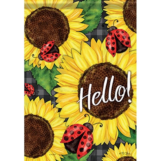 SUNFLOWER SUMMER GRDN FLAG