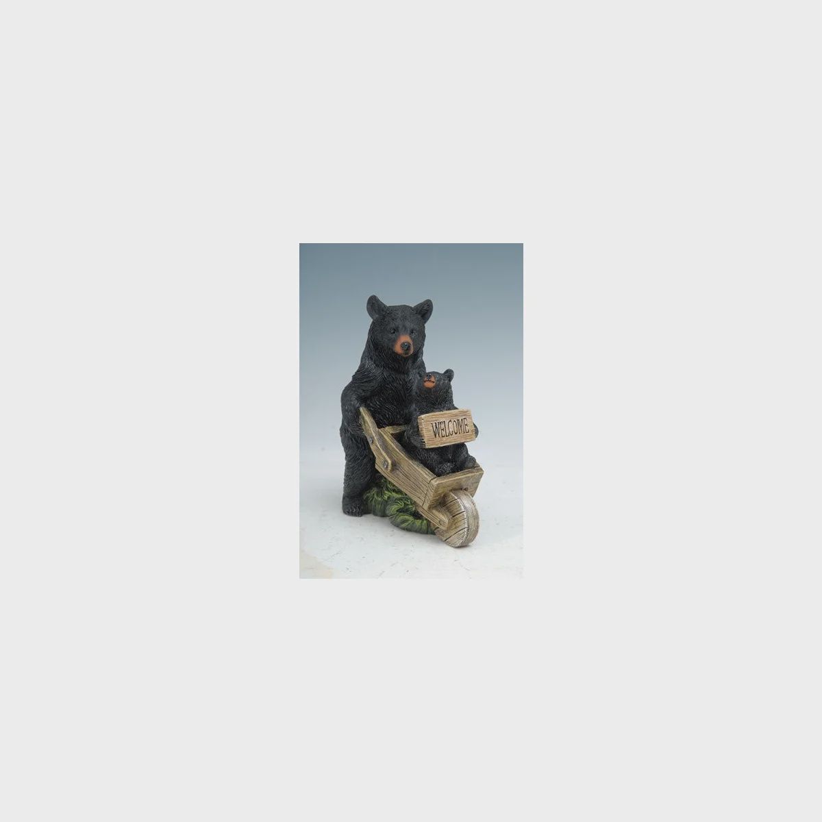 BEAR W/PUSH CART