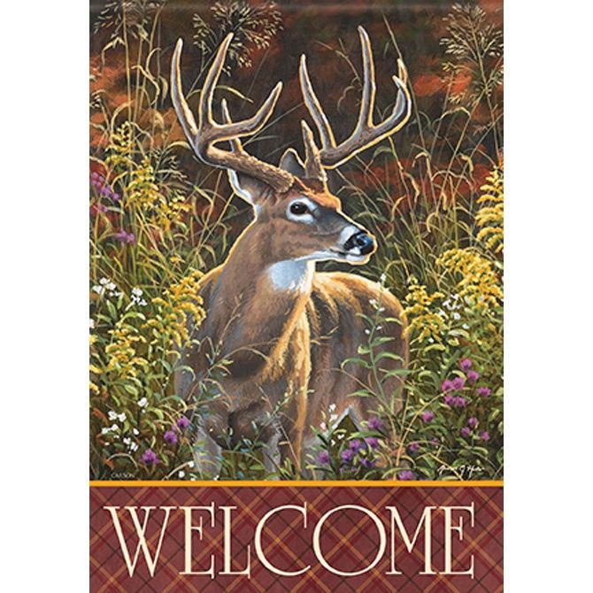 BEAUTIFUL BUCK GRDN FLAG