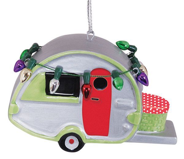 Camper w/lights orn.
