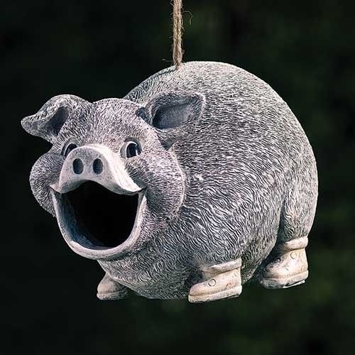 PIG  BIRDHOUSE