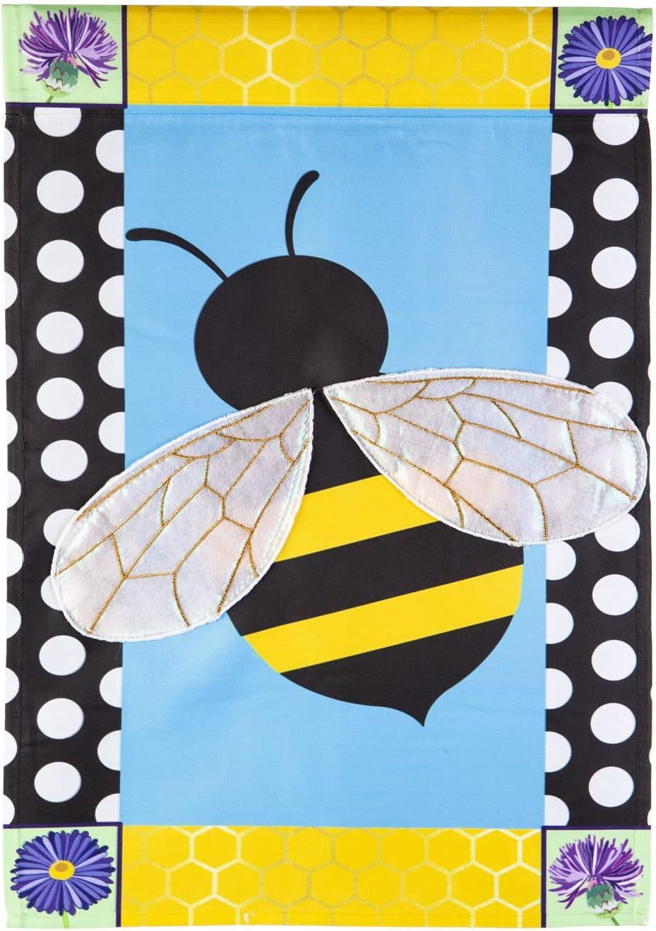 BEE W/A BORDER GRDN FLG
