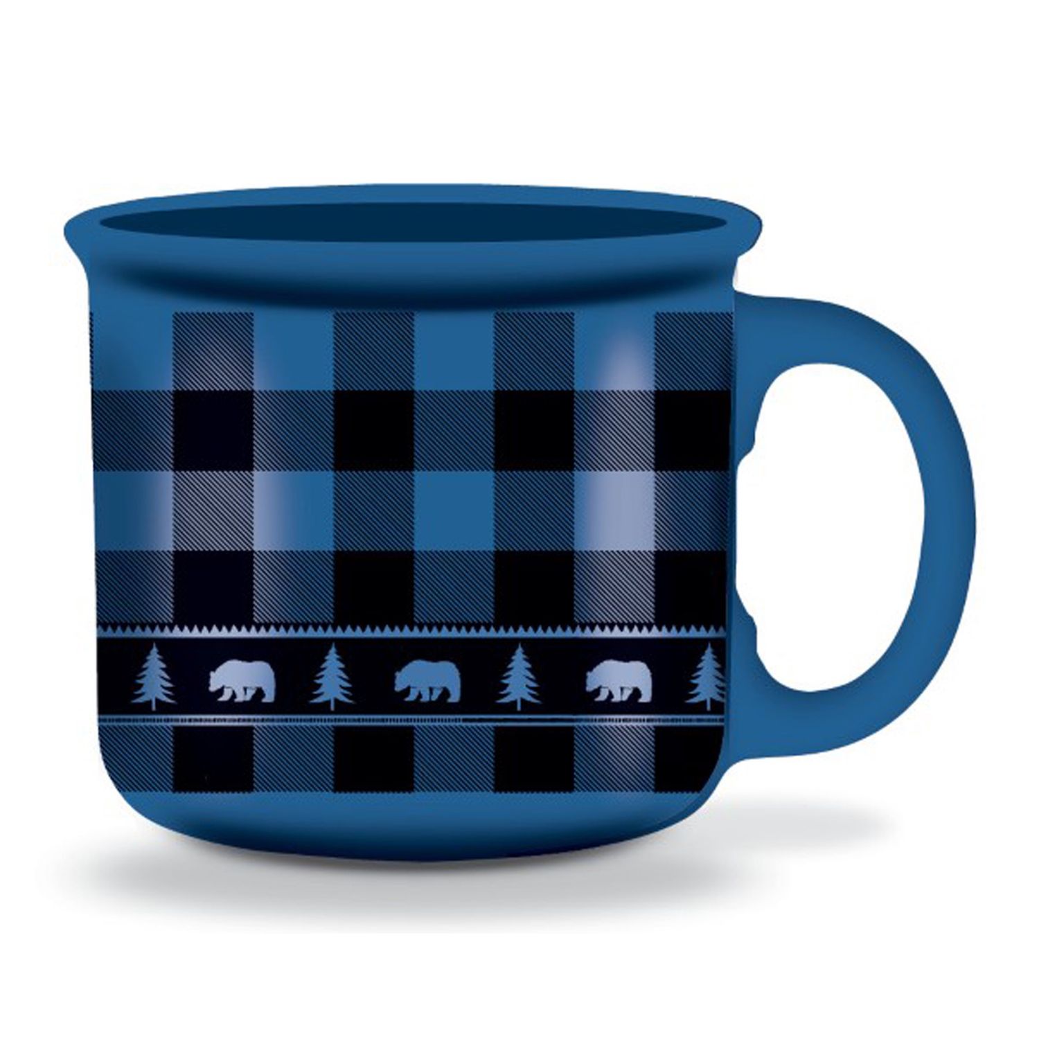 BUFFALO PLAID ASST.CAMPFIRE MUG
