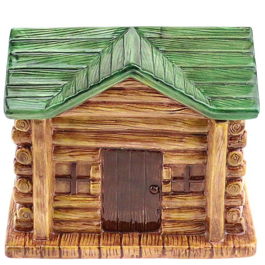 CABIN COOKIE JAR
