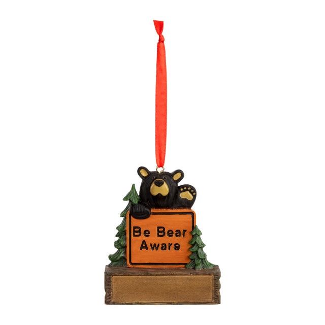 BEAR AWARE MAGNETIC ORN