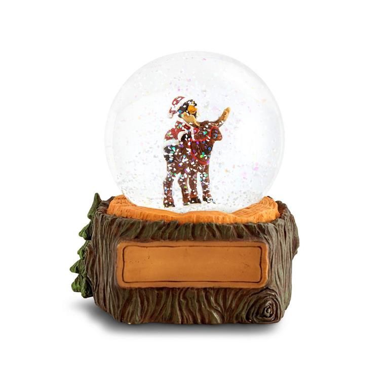 BEAR CLAUSE SNOW  GLOBE