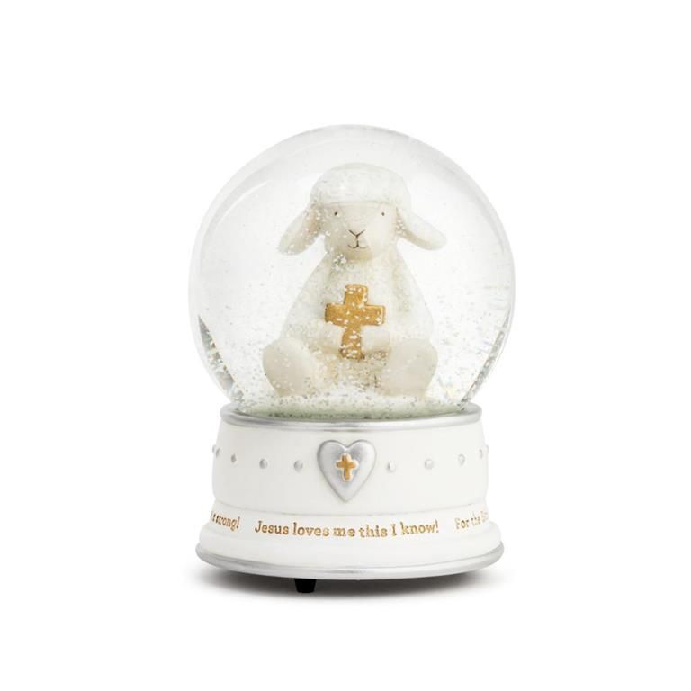 JESUS LOVES ME (LAMB) WATER GLOBE
