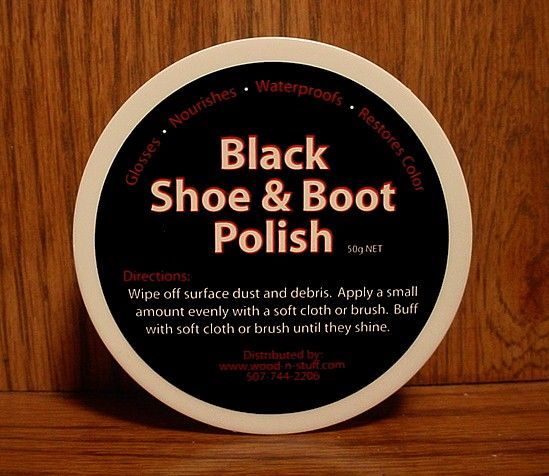 Black Shoe & Boot Polish
