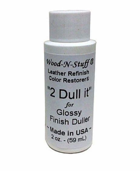 "2-Dull It" Leather Refinish Color Restorer ® Color Dulling Product (2oz bottle)