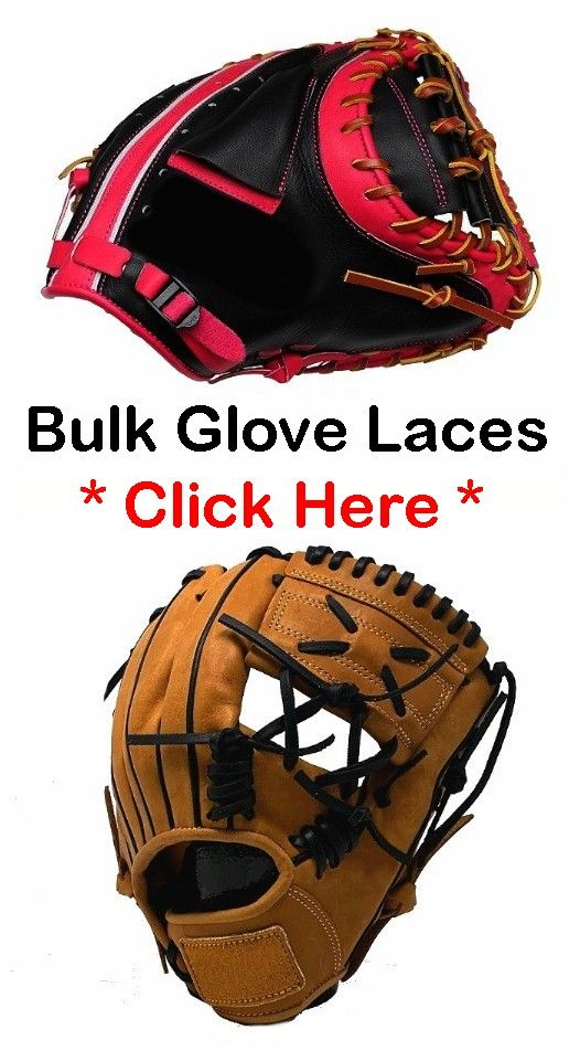 Baseball and Softball Glove Leather Laces 3/16