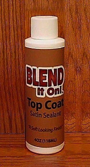 BLEND It On! Top Coat Satin Finish Sealer Use after you have used BLEND It On! Refinish Color Restorer®.