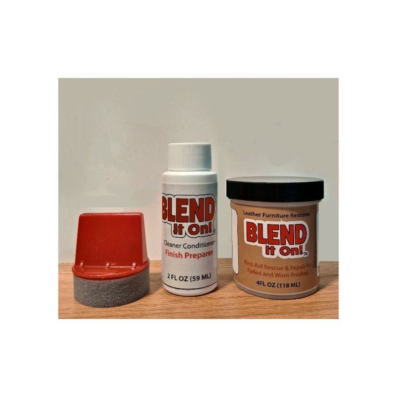 BLEND It On - FURNITURE Leather Refinish Color Restorer - 3 piece Kit