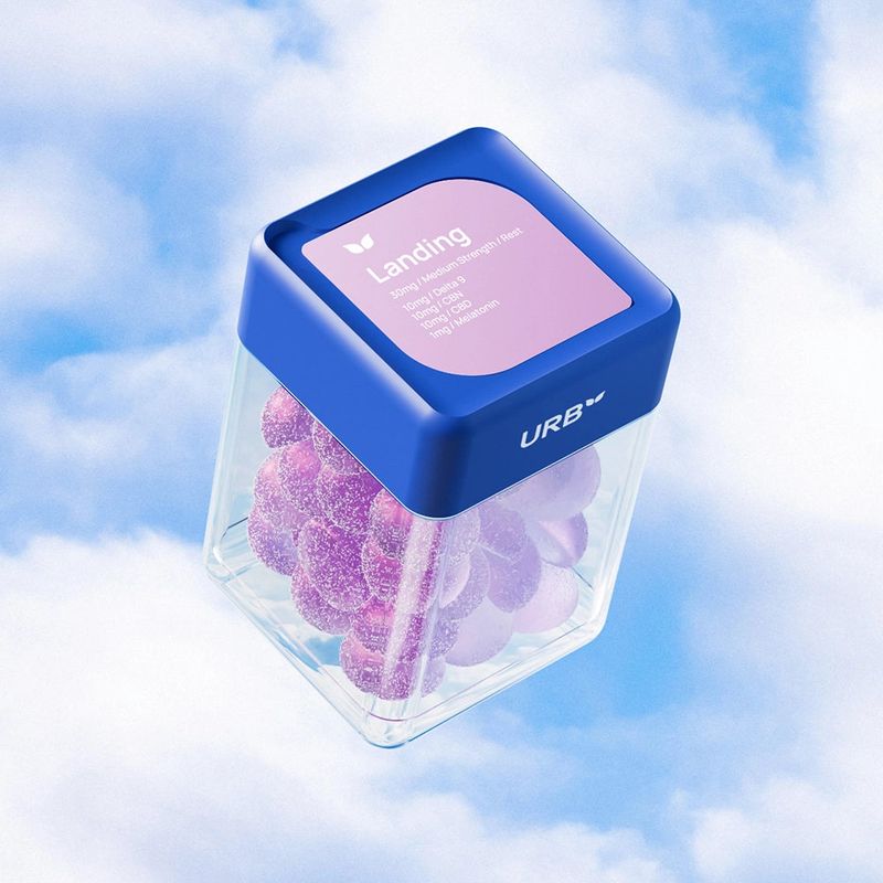 Urb Gummies Skybites Landing (9/D/N) LULLA BERRY 900mg 30ct