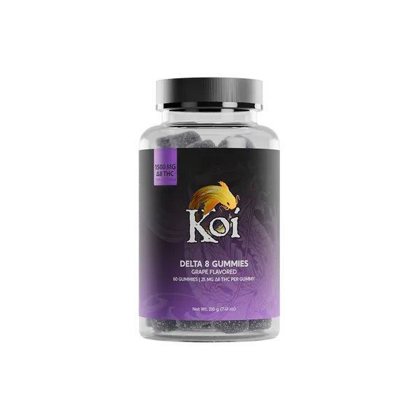 KOI Gummies (8) GRAPE 60ct 1500mg