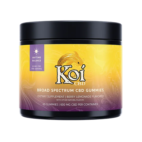 KOI Gummies ANYTIME BERRY LEMONADE 600mg 60ct