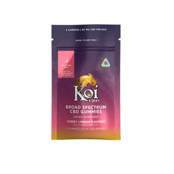 KOI Gummies NIGHTTIME CHERRY LIMEADE 60mg 6ct