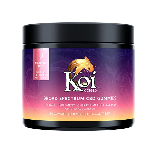 KOI Gummies NIGHTTIME CHERRY LIMEADE 600mg 60ct