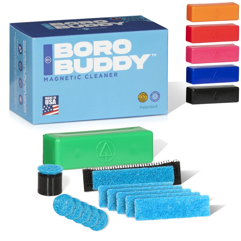 BoroBuddy Magnetic Glass Cleaner TOOL (Various Colors)