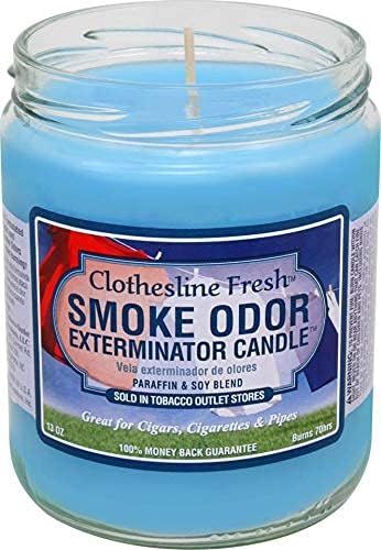 Smoke Odor 13oz Candle CLOTHESLINE FRESH
