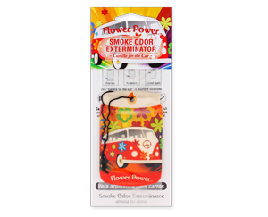 Smoke Odor Car Hanger FLOWER POWER