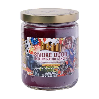 Smoke Odor 13oz Candle ROCKABILLY