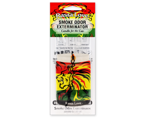 Smoke Odor Car Hanger RASTA LOVE