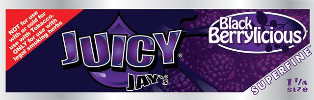 JUICY JAYS Superfine Black Berrylicious 1.25&quot;