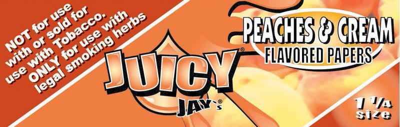 JUICY JAYS Peaches &amp; Cream 1.25&quot;