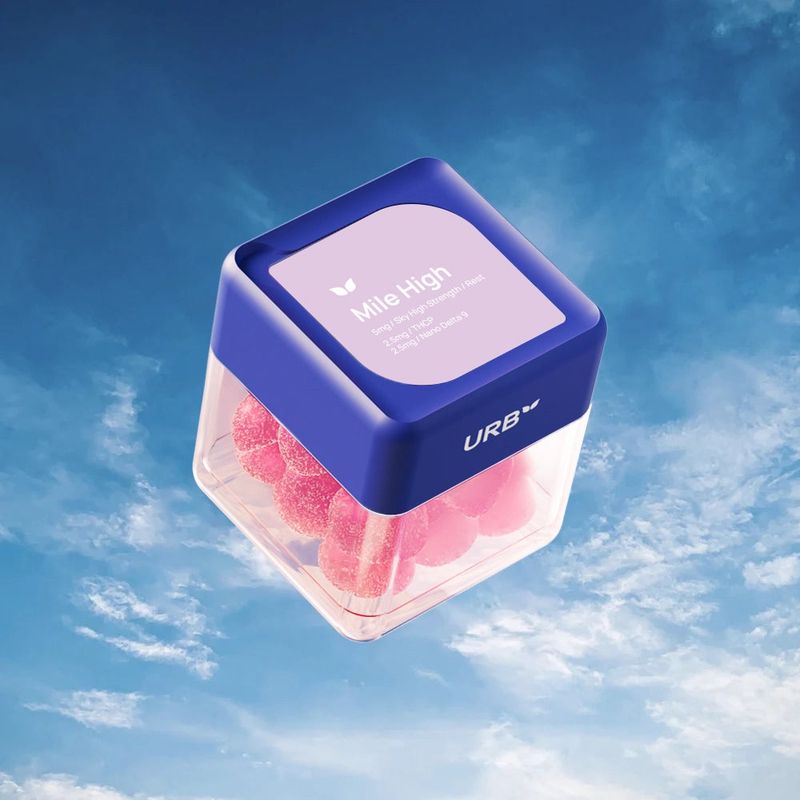 Urb Gummies Skybites Mile High (9/P) GUAVA SMOOTHIE 50mg 10ct