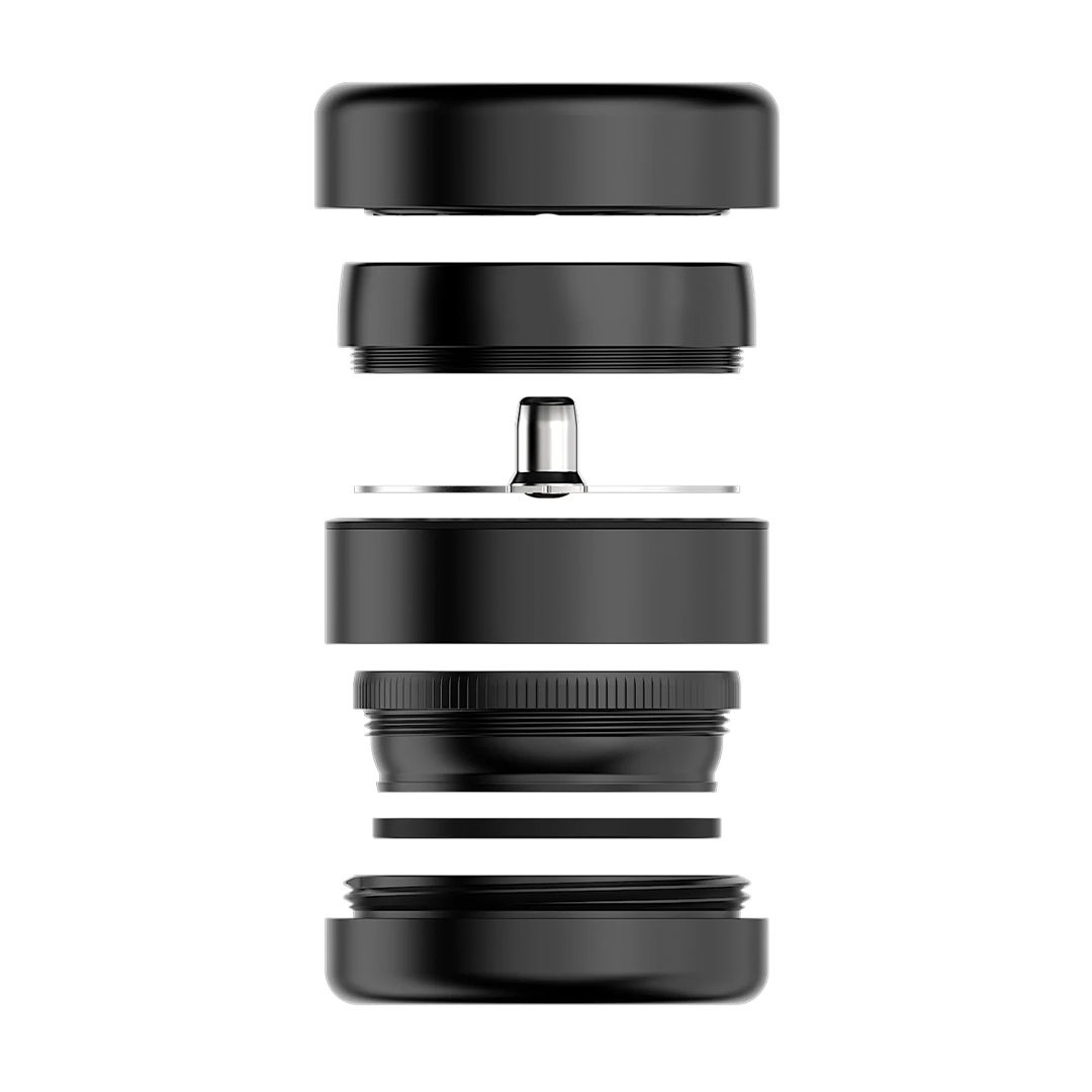 Flower Mill Next Gen Premium Mill Grinder BLACK 2.5&quot; 