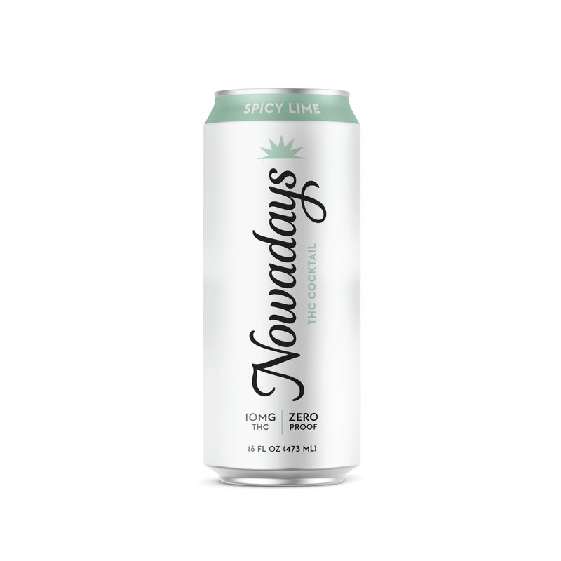 Nowadays Seltzer SPICY LIME 10mg 473mL