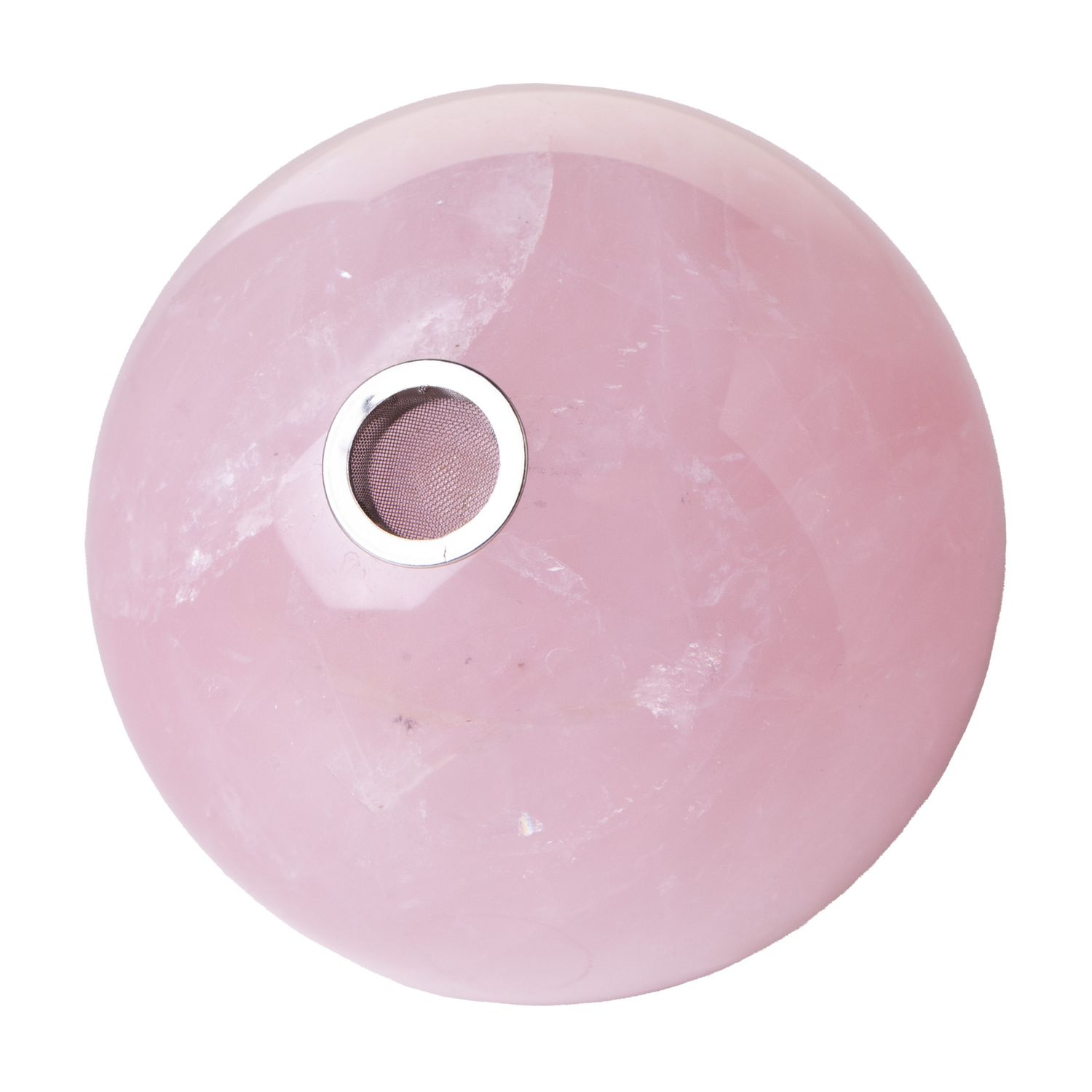Astral Project Gemstone ROSE QUARTZ Globe Pipe