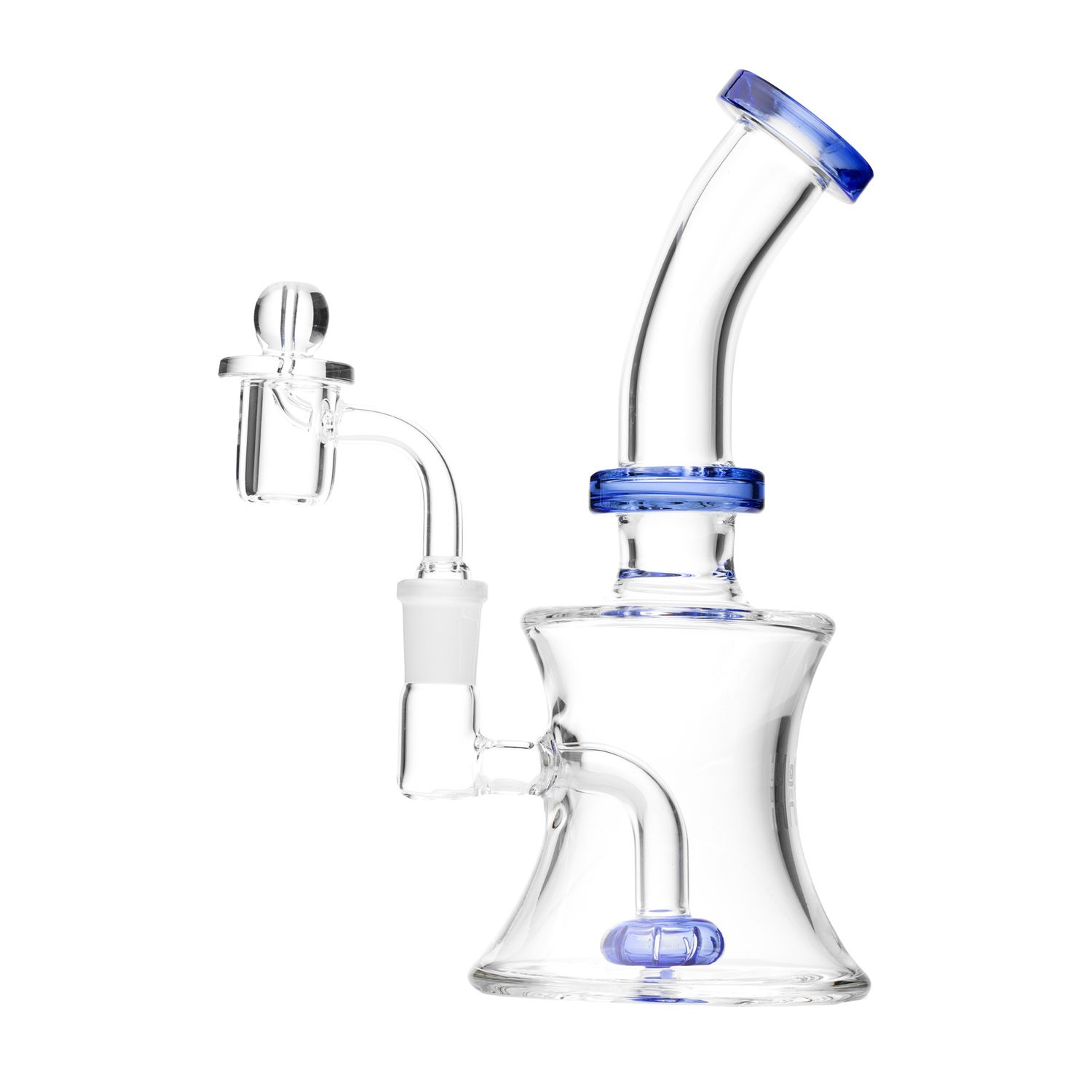 Human Grade 8&quot; Oil Can Rig CLEAR/BLUE
