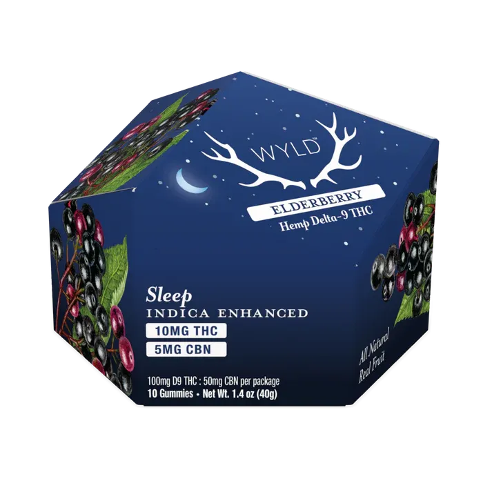 Wyld Gummies (9/N) ELDERBERRY 10ct 100mg
