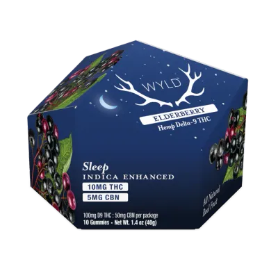 Wyld Gummies (9/N) ELDERBERRY 10ct 100mg