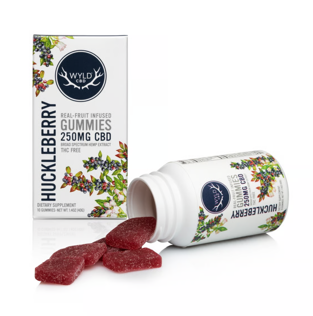 Wyld Gummies (D) HUCKLEBERRY 10ct 250mg