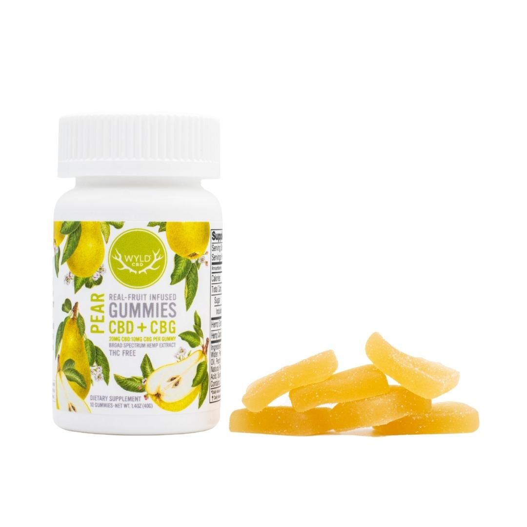 Wyld Gummies (D/G) PEAR 10ct 300mg