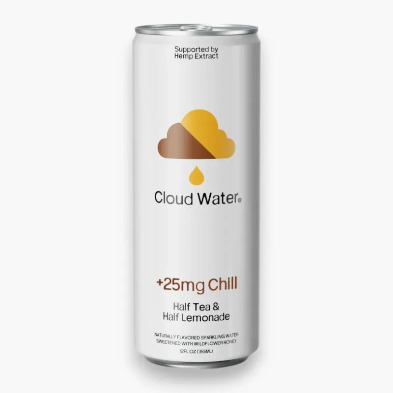 Cloud Water Sparkling Water HALF TEA HALF LEMONADE 25mg 355mL