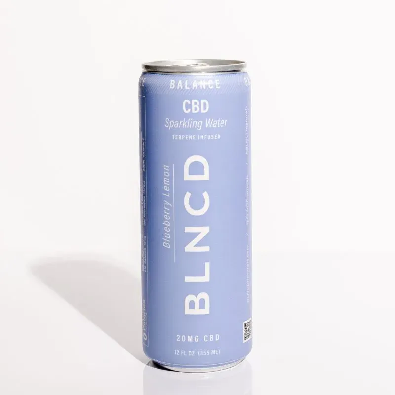 BLNCD Sparkling Water BALANCE BLUEBERRY LEMON 20mg 355mL