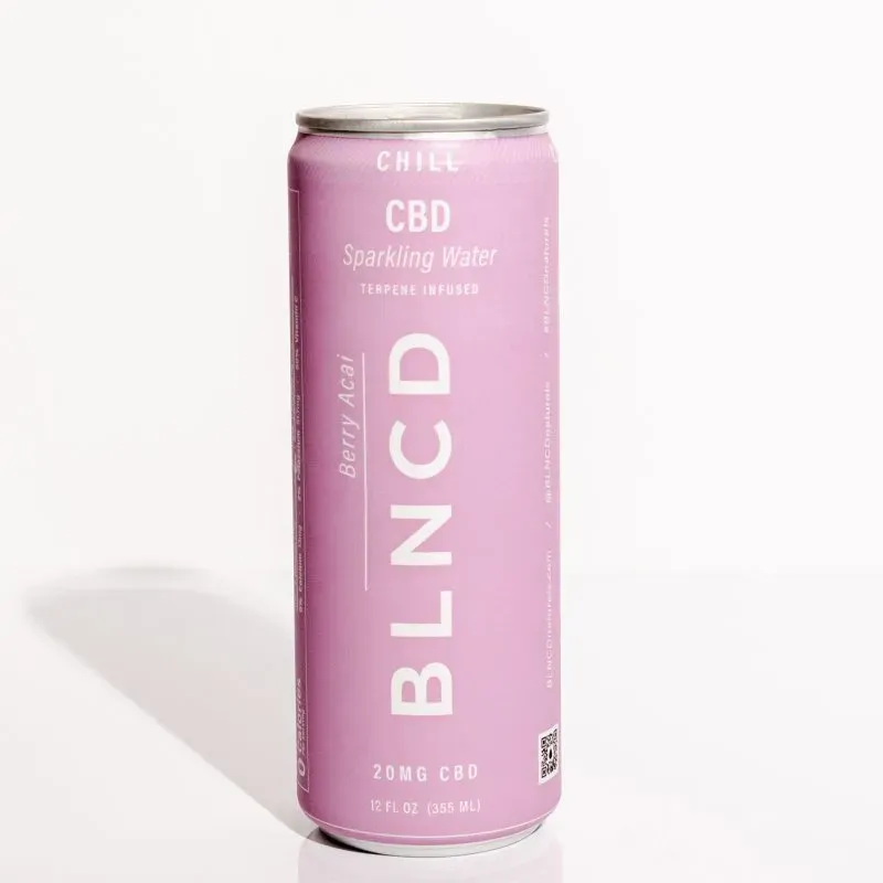 BLNCD Sparkling Water CHILL BERRY ACAI 20mg 355mL