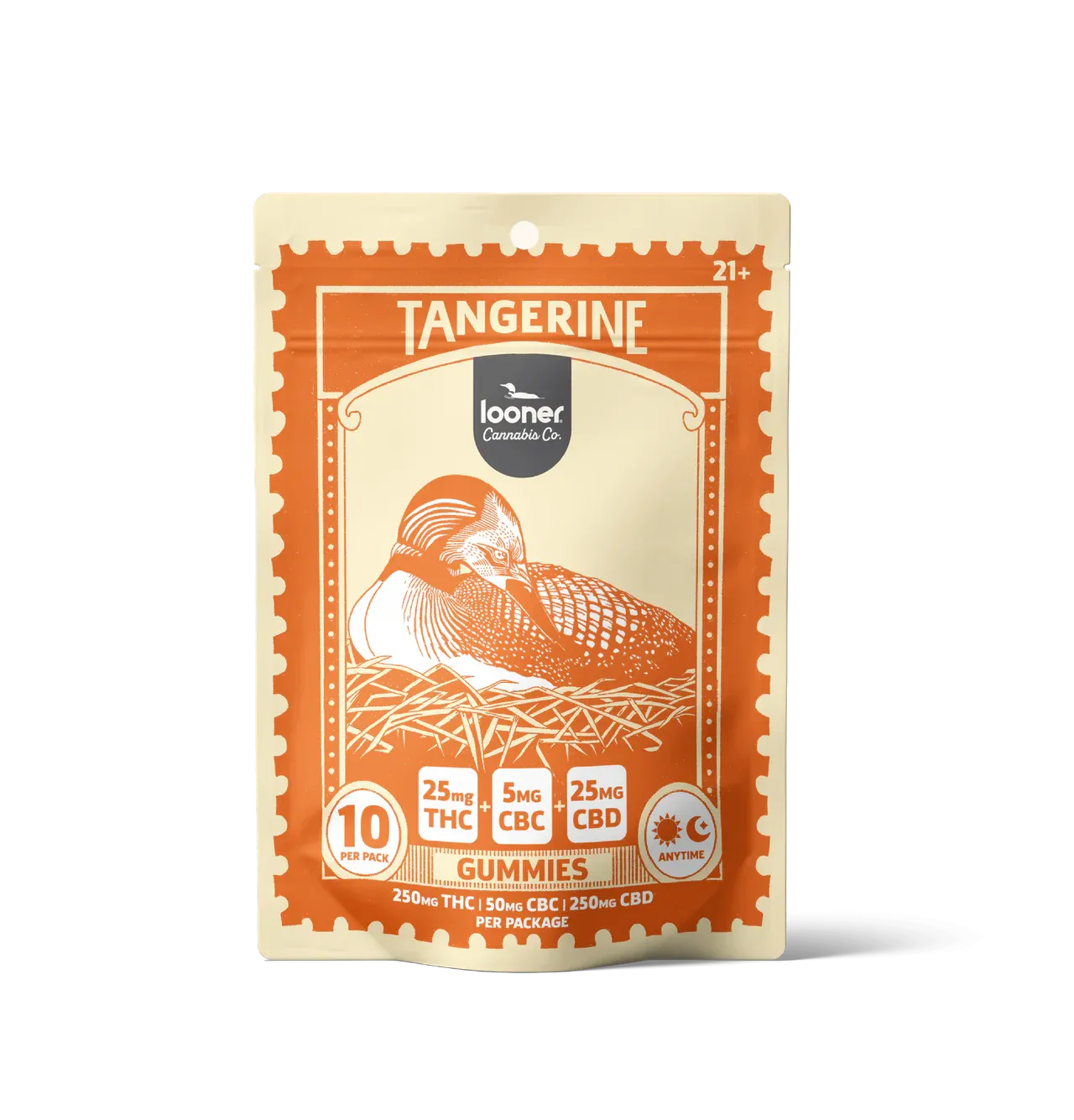 Looner Gummies (9/C/D) TANGERINE 550mg 10ct