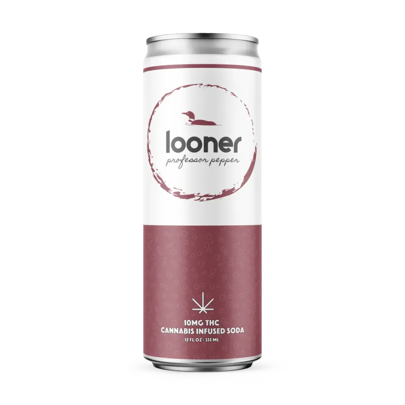 Looner Soda PROFESSOR PEPPER 10mg 355mL