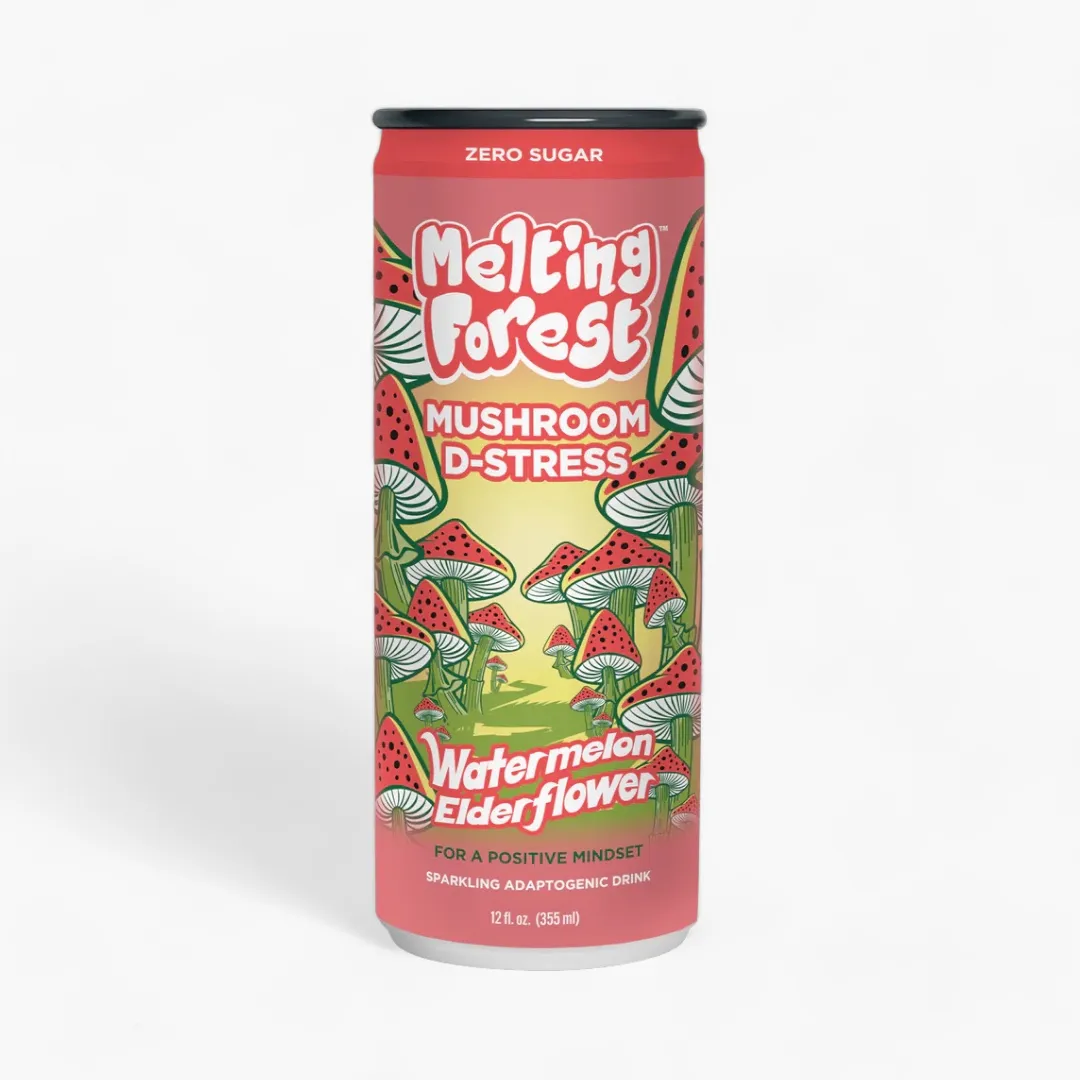 Melting Forest Sparkling Water D-Stress WATERMELON ELDERFLOWER 355mL