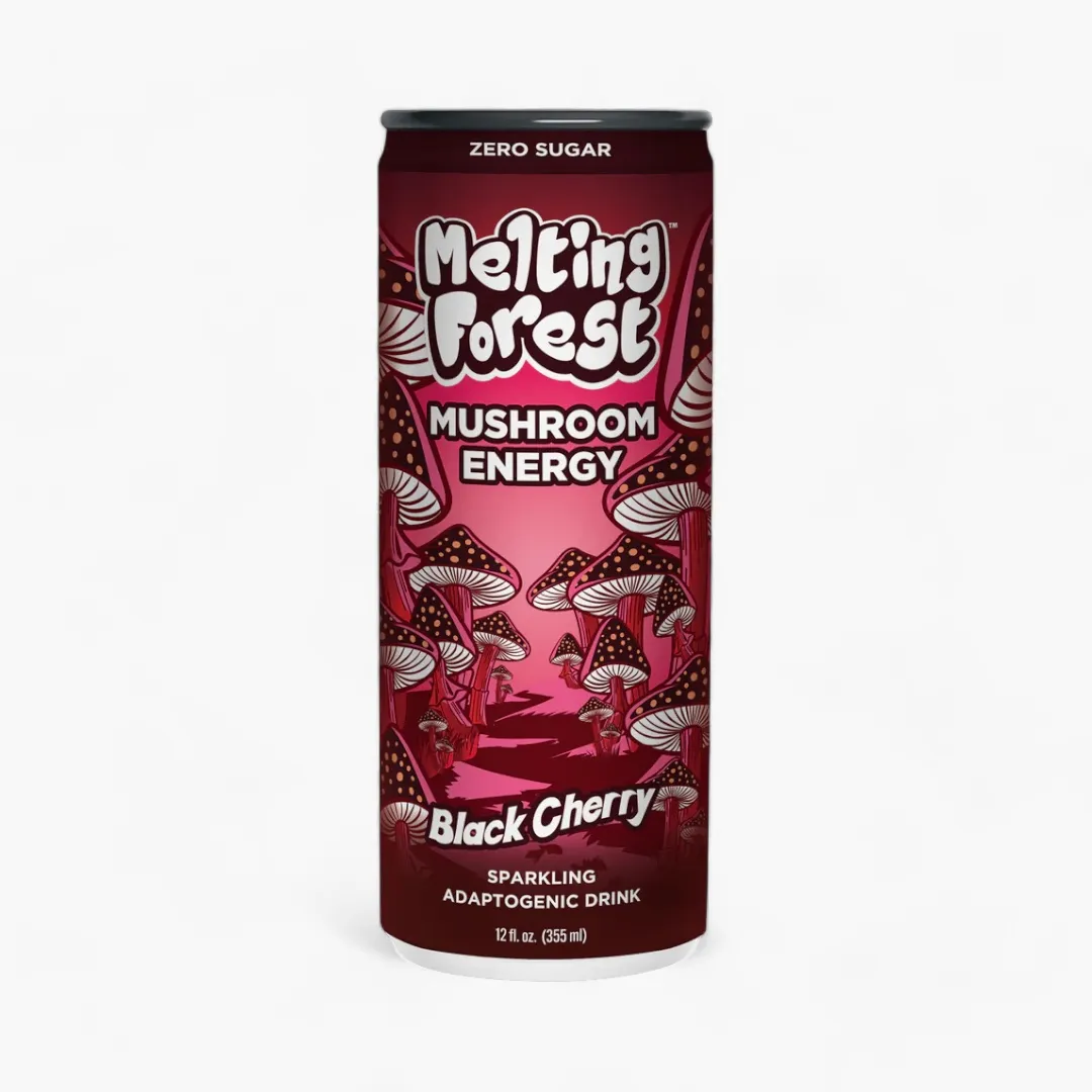 Melting Forest Sparkling Water Energy BLACK CHERRY 355mL